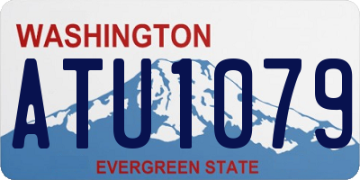 WA license plate ATU1079