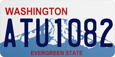 WA license plate ATU1082