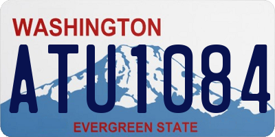 WA license plate ATU1084