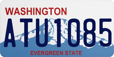 WA license plate ATU1085