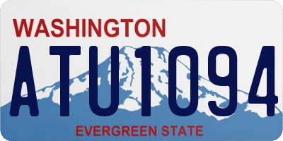 WA license plate ATU1094