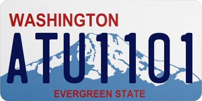 WA license plate ATU1101