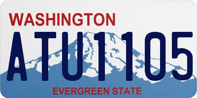 WA license plate ATU1105