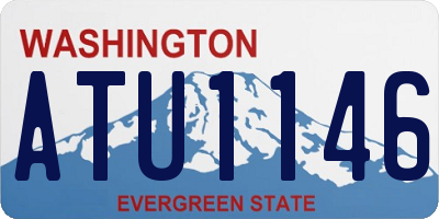WA license plate ATU1146