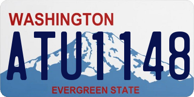 WA license plate ATU1148