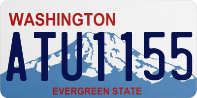 WA license plate ATU1155