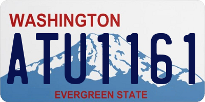 WA license plate ATU1161