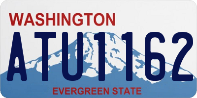 WA license plate ATU1162