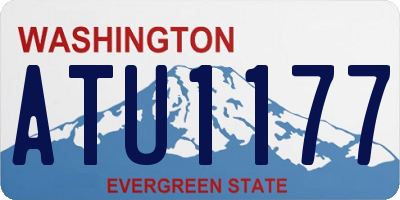 WA license plate ATU1177