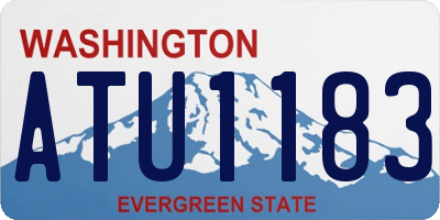 WA license plate ATU1183