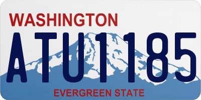 WA license plate ATU1185