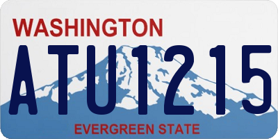 WA license plate ATU1215