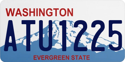 WA license plate ATU1225