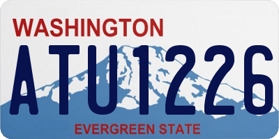 WA license plate ATU1226