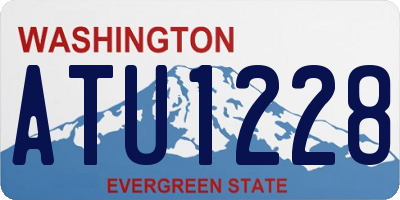 WA license plate ATU1228