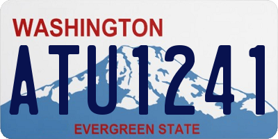WA license plate ATU1241