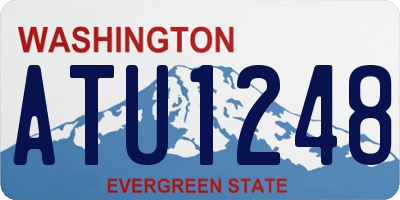 WA license plate ATU1248