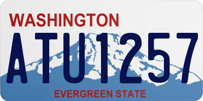 WA license plate ATU1257