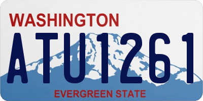 WA license plate ATU1261