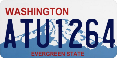 WA license plate ATU1264
