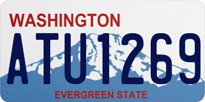 WA license plate ATU1269