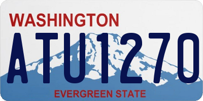 WA license plate ATU1270