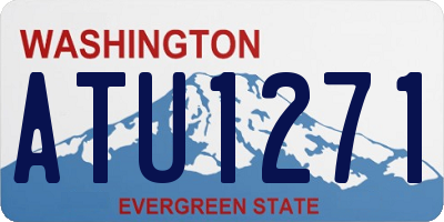 WA license plate ATU1271