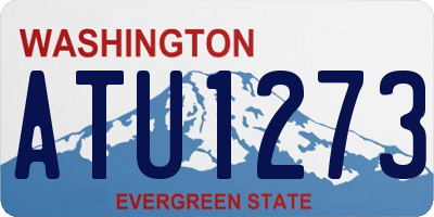 WA license plate ATU1273