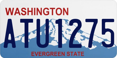 WA license plate ATU1275