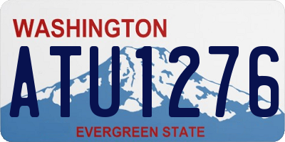 WA license plate ATU1276