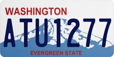 WA license plate ATU1277