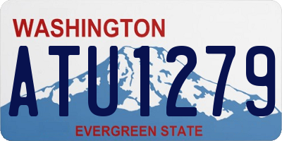 WA license plate ATU1279