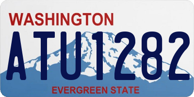 WA license plate ATU1282