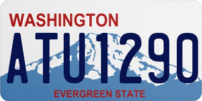 WA license plate ATU1290
