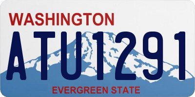 WA license plate ATU1291