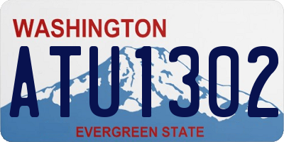 WA license plate ATU1302