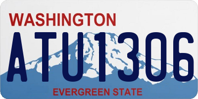 WA license plate ATU1306