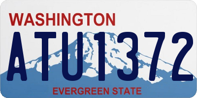 WA license plate ATU1372