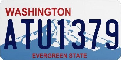 WA license plate ATU1379