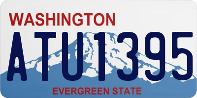 WA license plate ATU1395