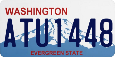 WA license plate ATU1448