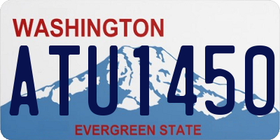 WA license plate ATU1450