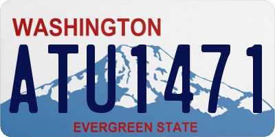 WA license plate ATU1471
