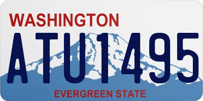 WA license plate ATU1495