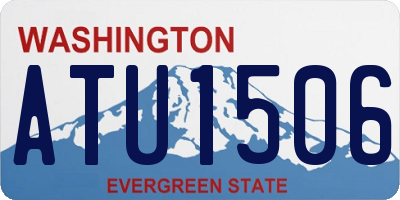 WA license plate ATU1506
