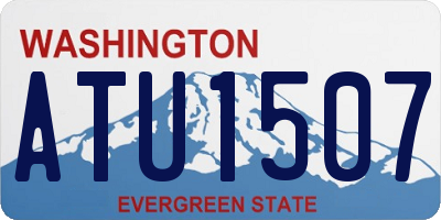 WA license plate ATU1507