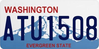 WA license plate ATU1508