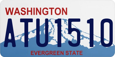 WA license plate ATU1510