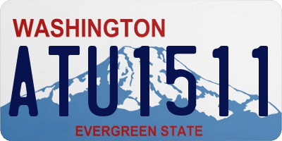 WA license plate ATU1511