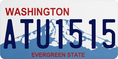 WA license plate ATU1515